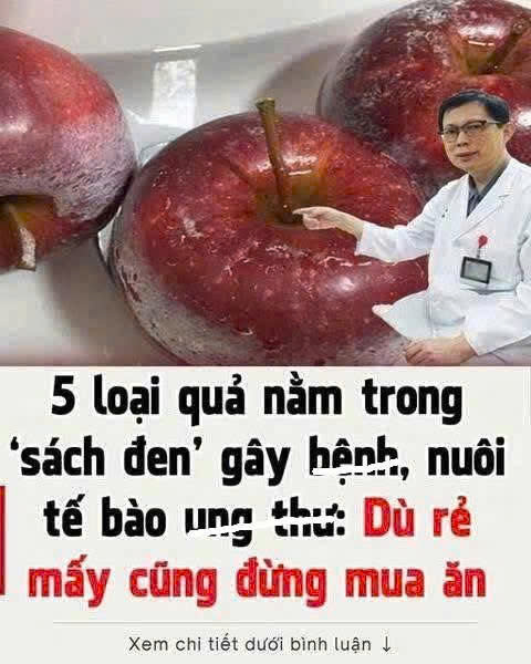 5 loại quả này nằm trong sách đ en’ gây bệ;;nh nuôi tế bào ungthư: Dù rẻ mấy cũng đừng mua ăn