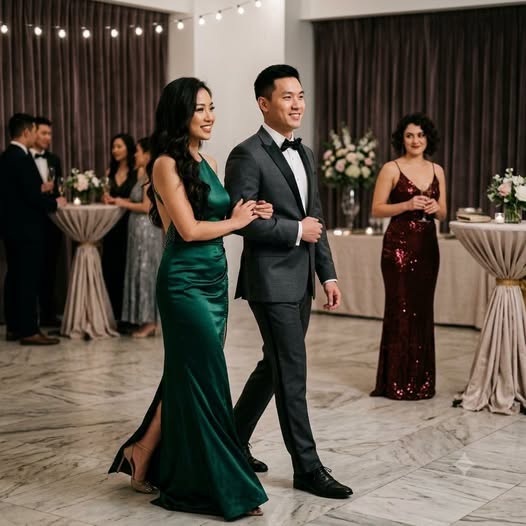 “Chồng chị đang đi dự tiệc cùng em này. Chị cứ ở nhà một mình vui vẻ nhé!”